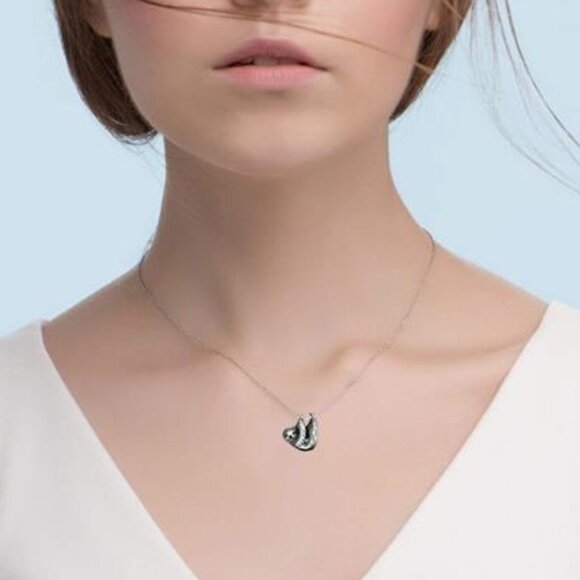 Sloth Gifts Sterling Silver Sloth Necklace Cute Sloth Pendant - Picture 6 of 7